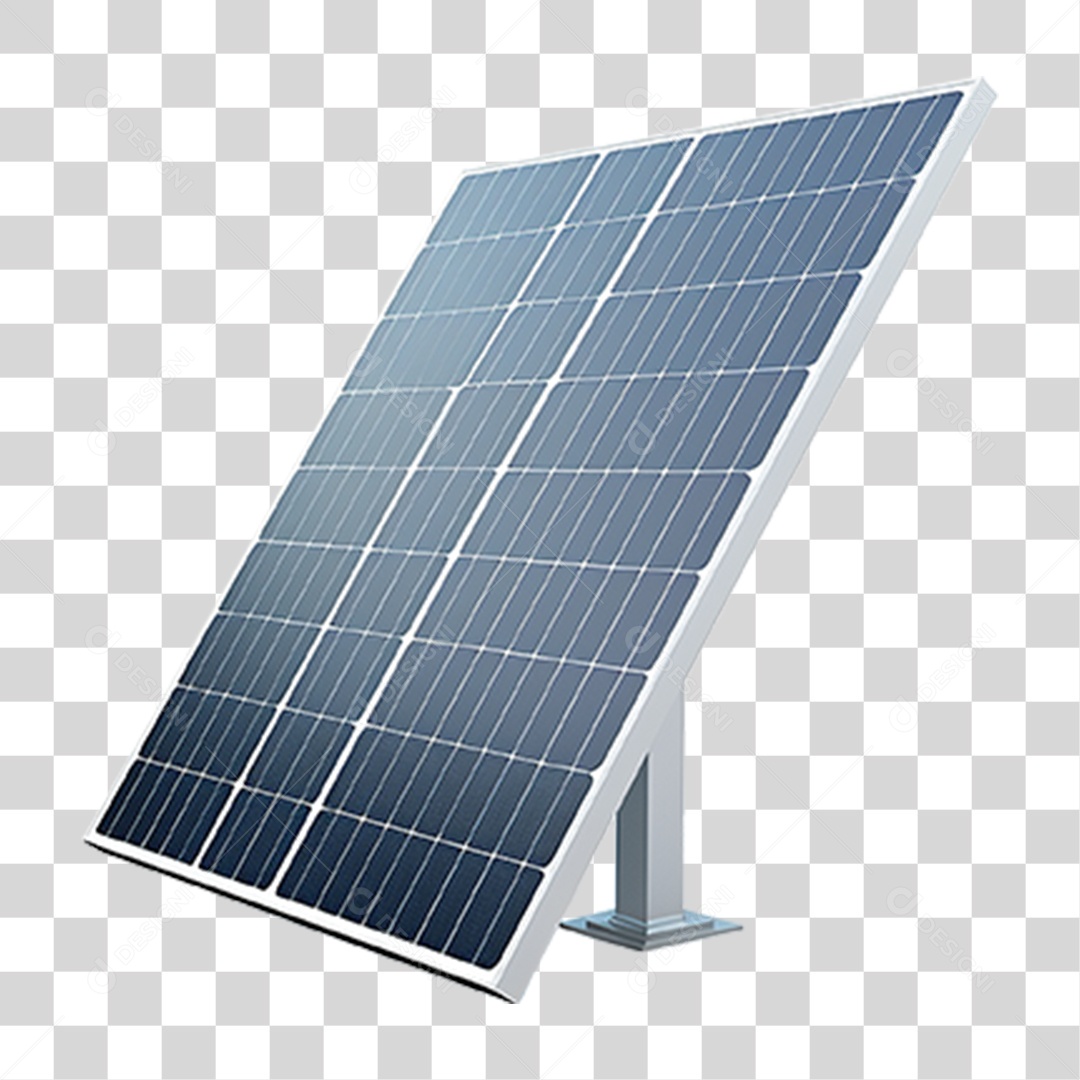 Painel Solar Placas PNG Transparente