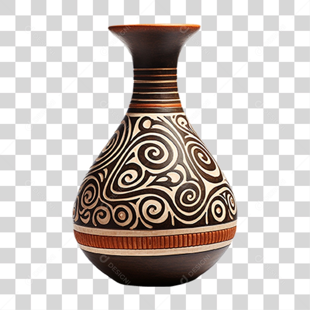 Artesanato de Cerâmica Vaso PNG Transparente
