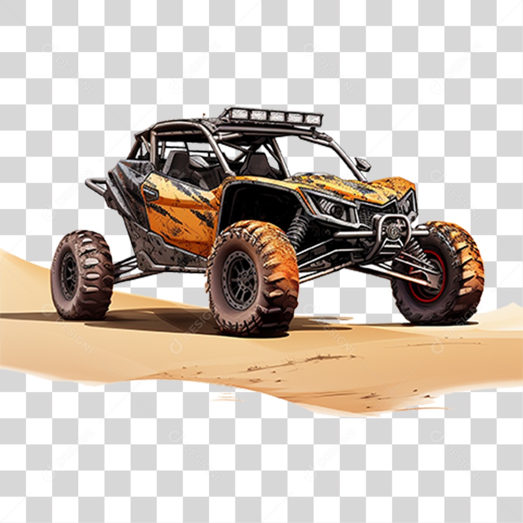 Buggy de Raly Carro Deserto PNG Transparente