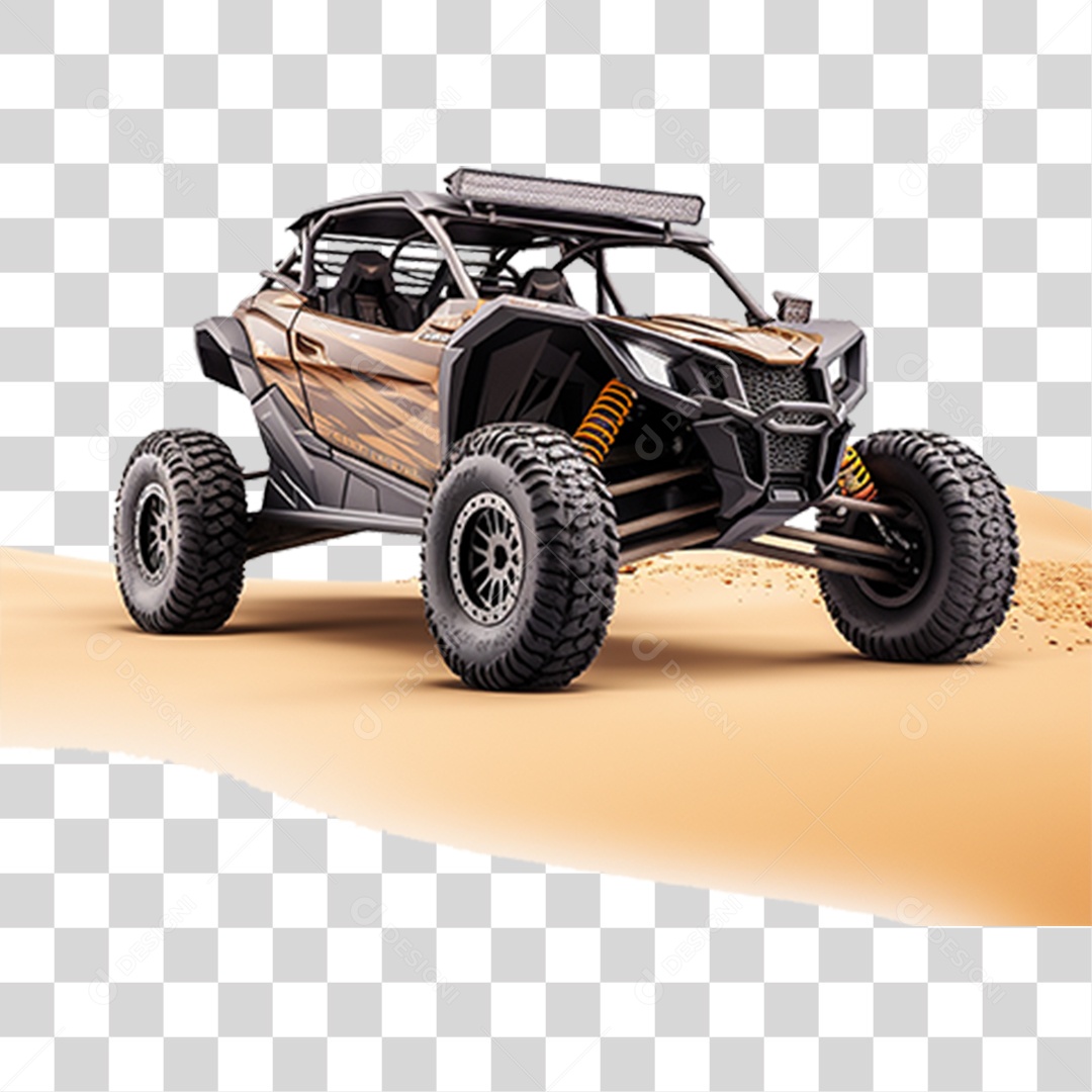 Buggy de Raly Carro Deserto PNG Transparente