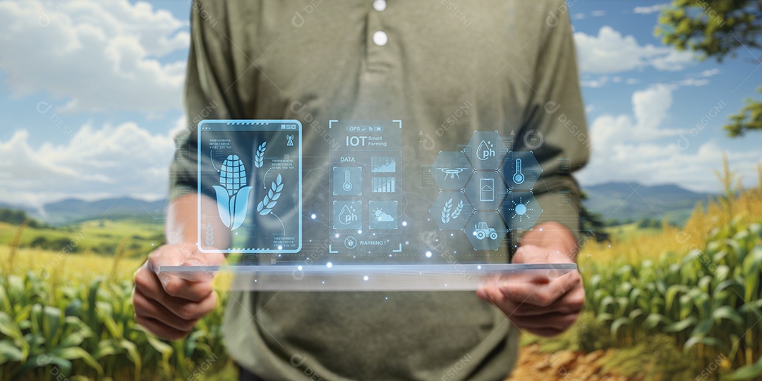 Homem de negócios mexendo em seu smartphone