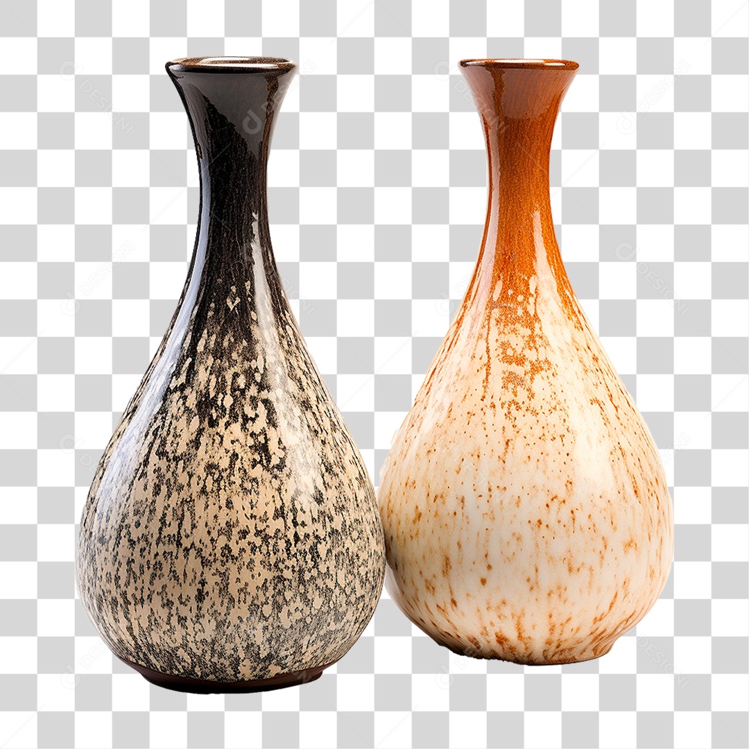 Vaso de Cerâmica PNG Transparente
