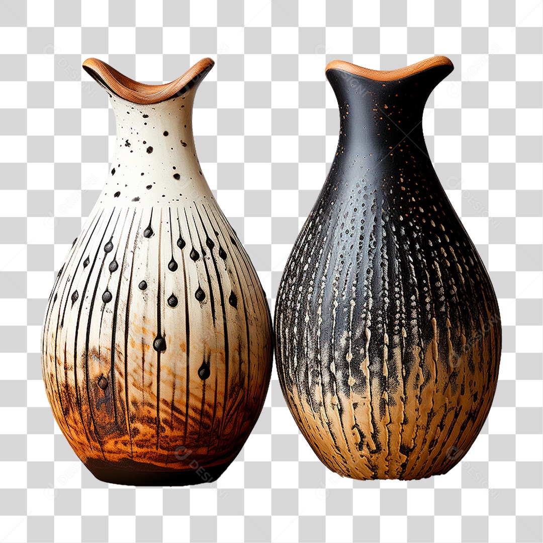 Vaso de Cerâmica PNG Transparente