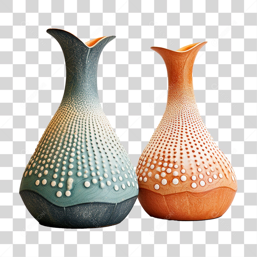 Vaso de Cerâmica PNG Transparente