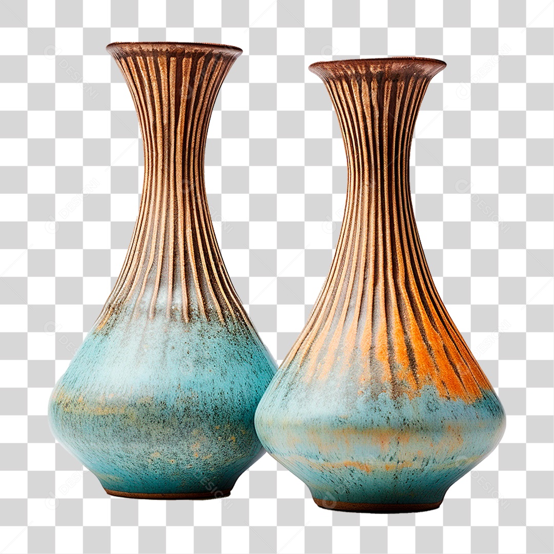 Vaso de Cerâmica PNG Transparente