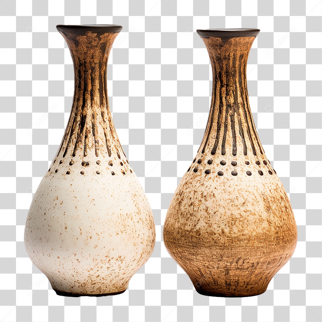 Vaso de Cerâmica PNG Transparente