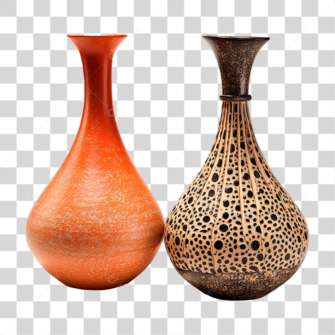 Vaso de Cerâmica PNG Transparente
