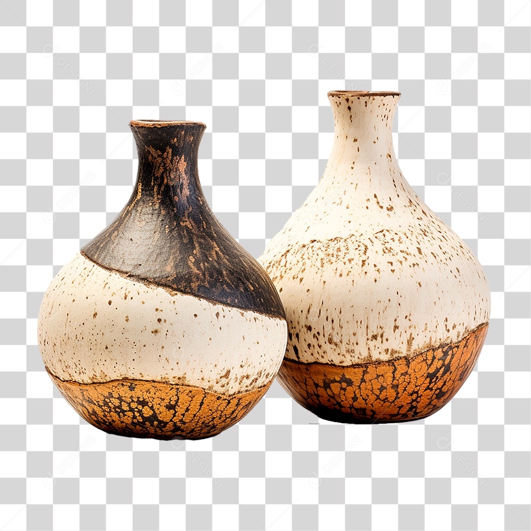 Vaso de Cerâmica PNG Transparente