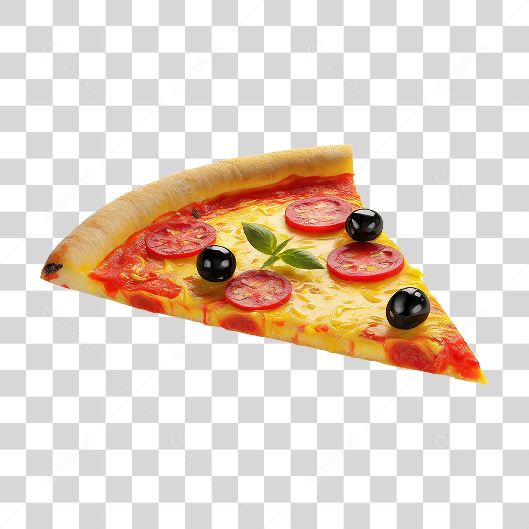 Fatia de Pizza PNG Transparente