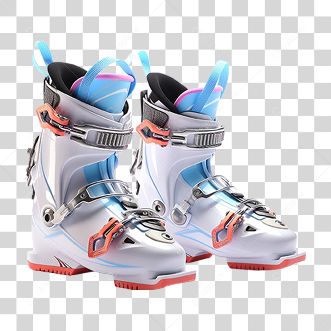 Sapato de Esqui e Snowboard PNG Transparente
