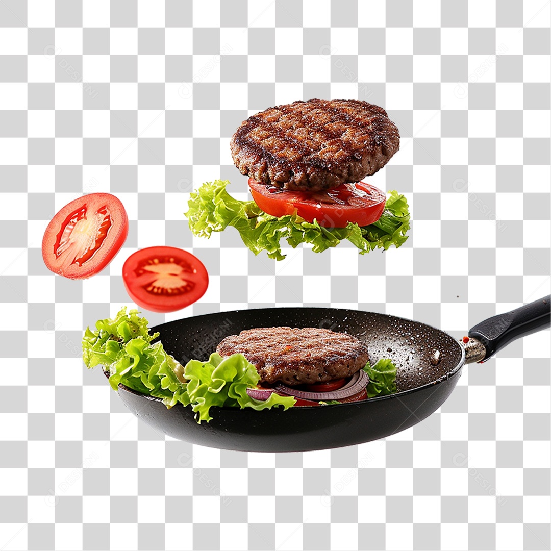 Hambúrguer PNG Transparente