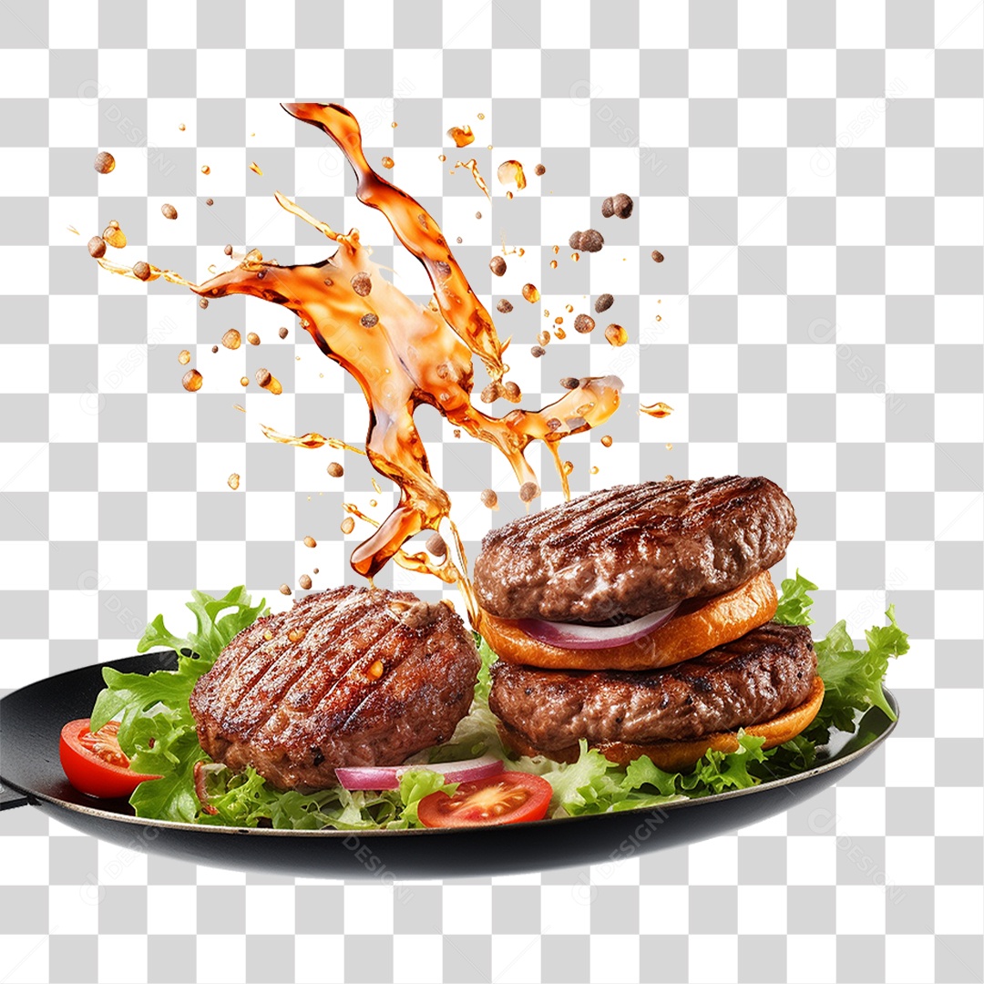 Hambúrguer PNG Transparente