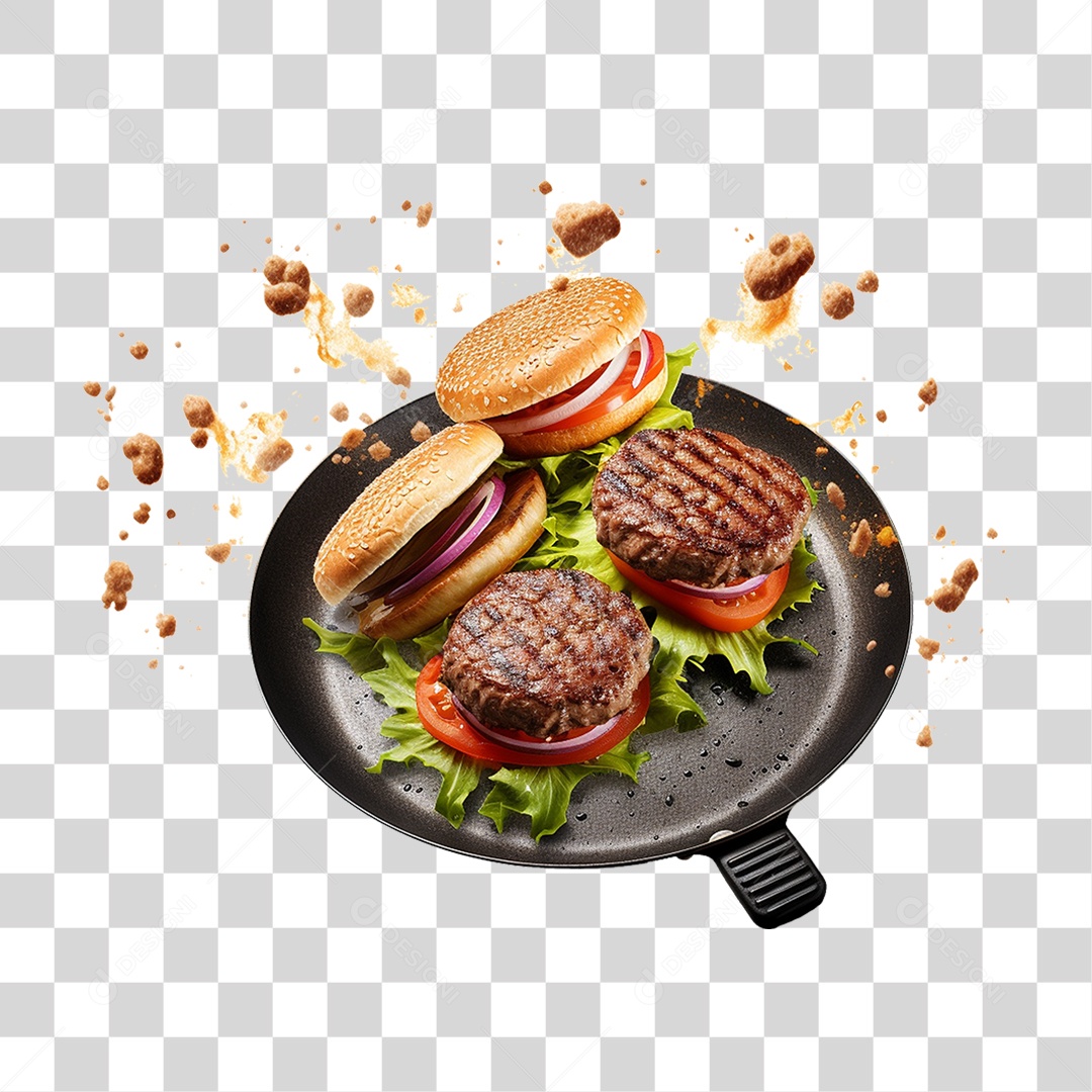 Hambúrguer Lanche Sanduiche PNG Transparente