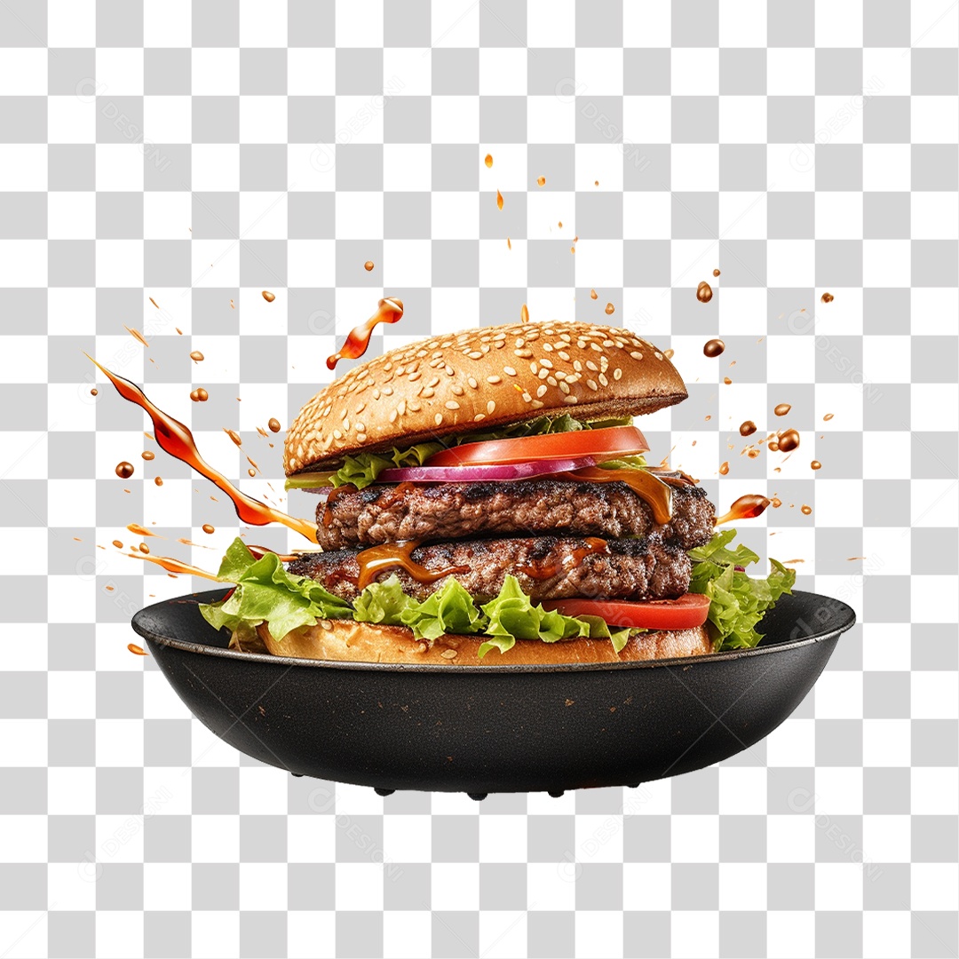 Hambúrguer Lanche Sanduiche PNG Transparente