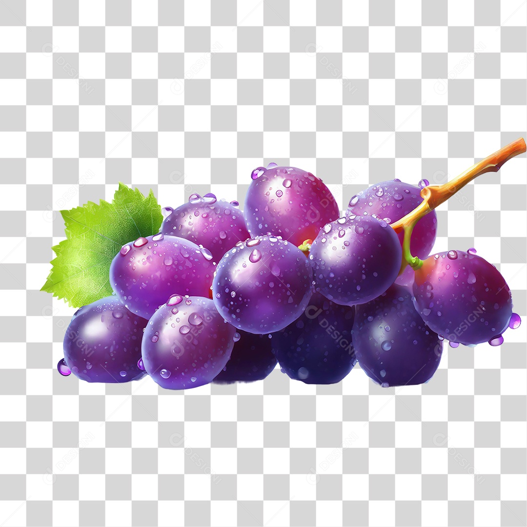 Cacho de Uva PNG Transparente