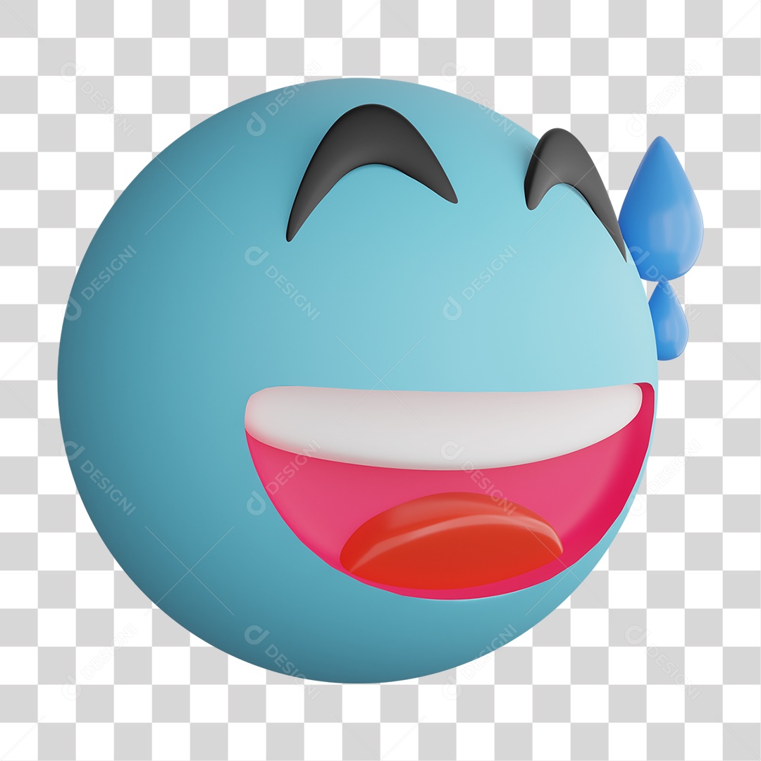 Emoji 3D Gestos Emoções PNG Transparente