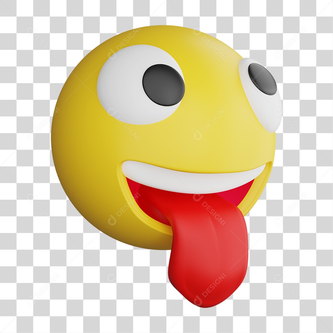 Emoji 3D Gestos Emoções PNG Transparente