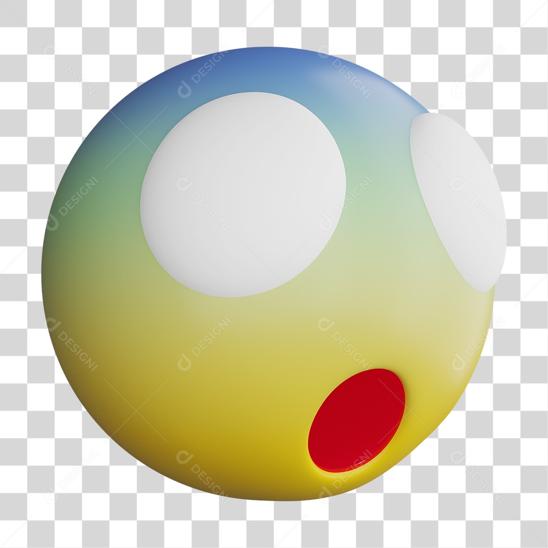 Emoji 3D Gestos Emoções PNG Transparente