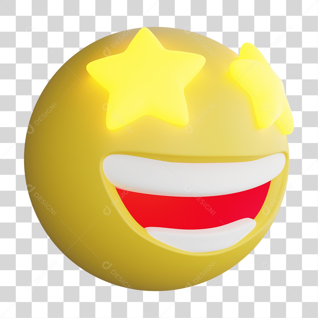 Emoji 3D Gestos Emoções PNG Transparente