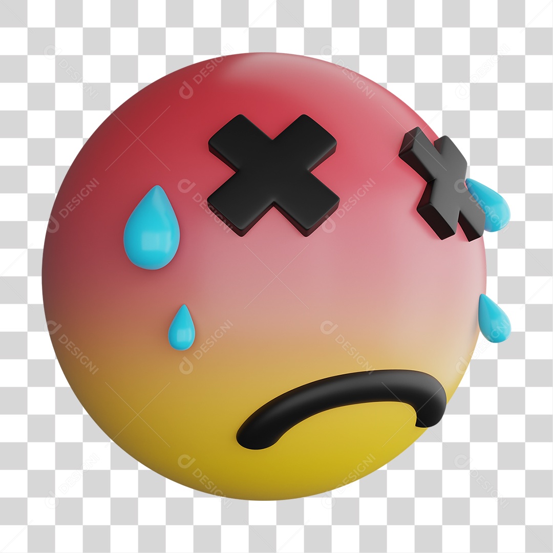 Emoji 3D Gestos Emoções PNG Transparente