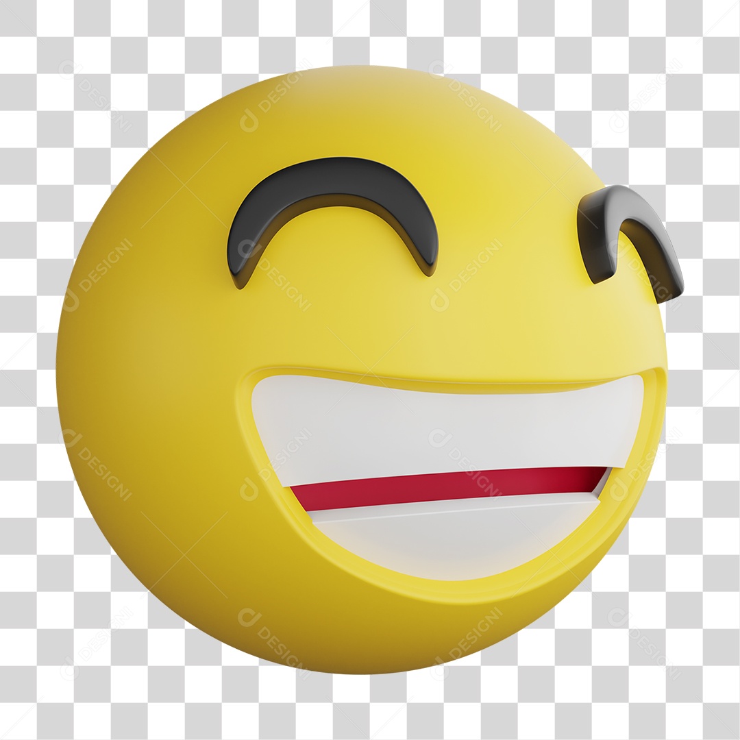 Emoji 3D Gestos Emoções PNG Transparente