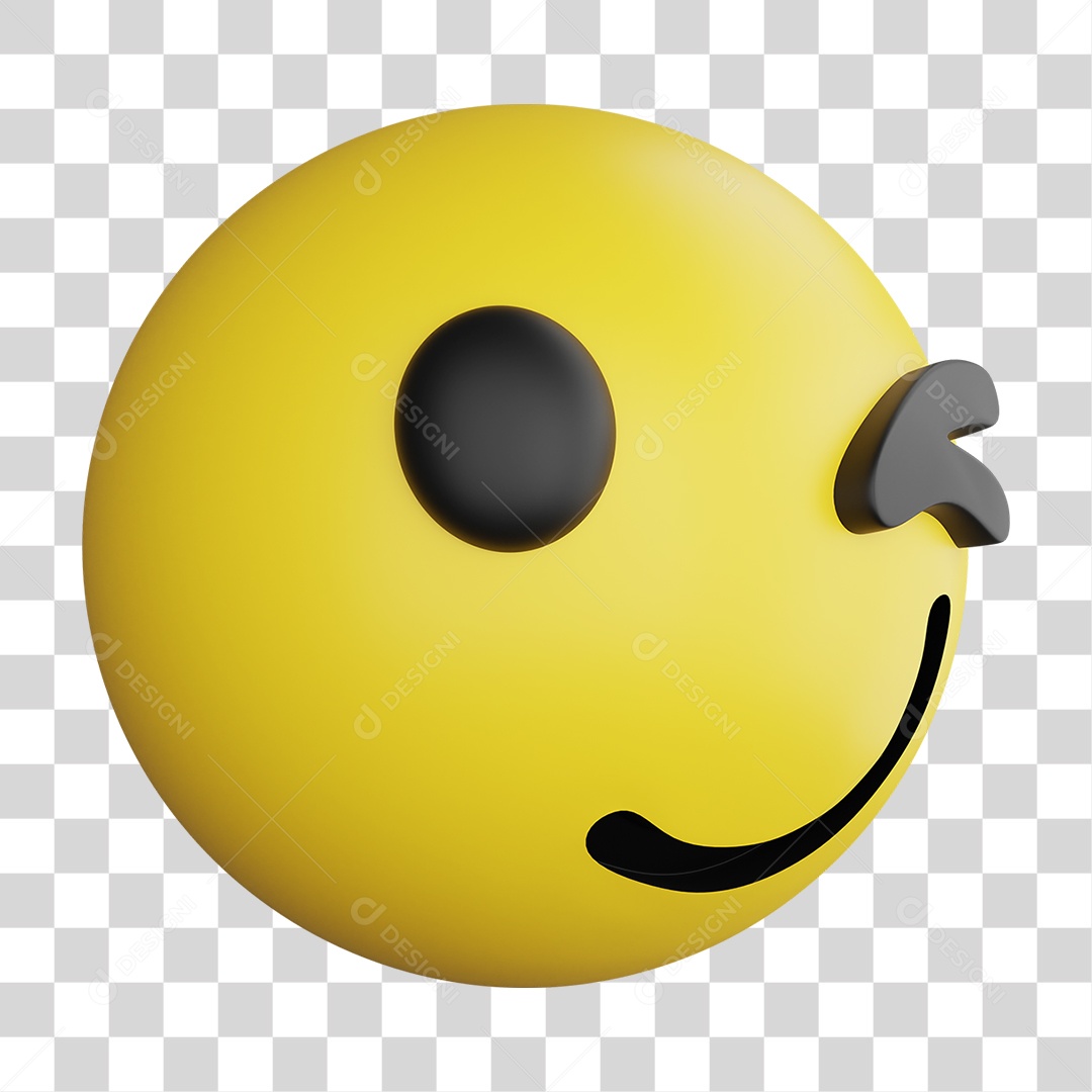 Emoji 3D Gestos Emoções PNG Transparente