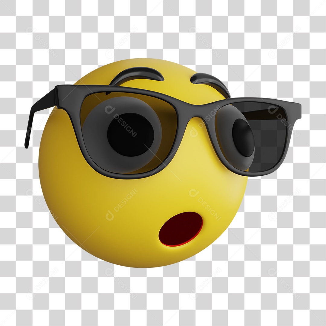 Emoji 3D Gestos Emoções PNG Transparente