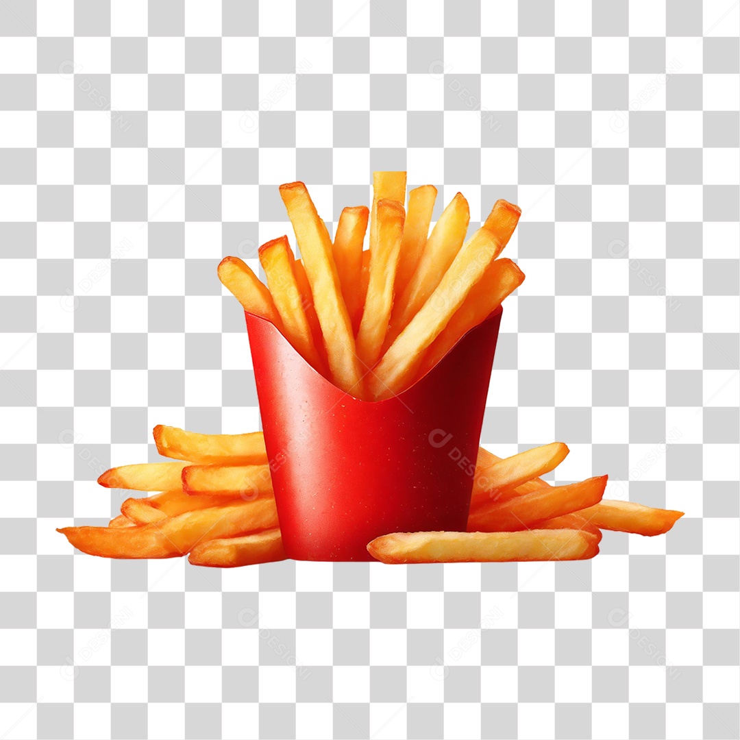 Batatas Fritas PNG Transparente