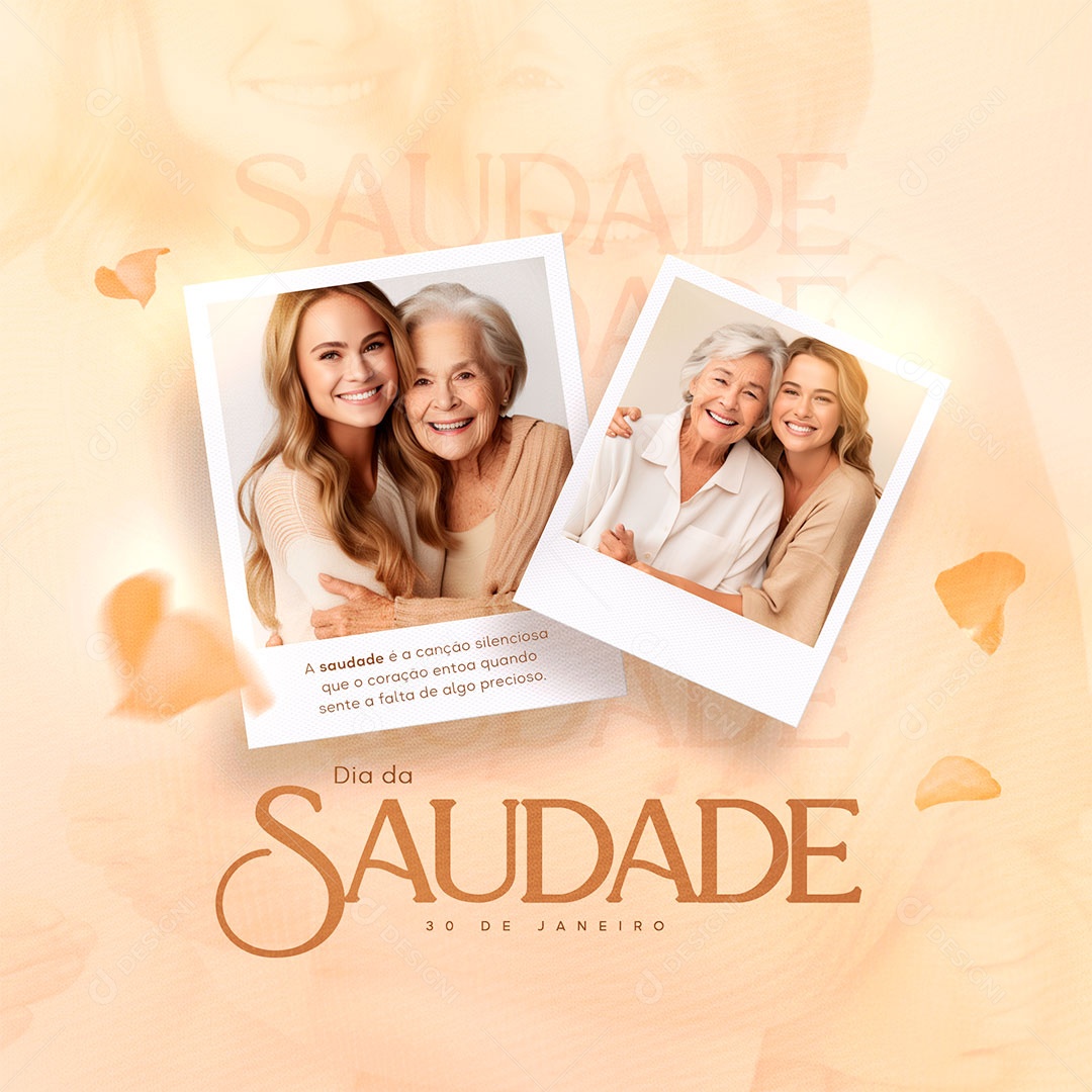 Social Media Dia Da Saudade 30 de Janeiro PSD Editável