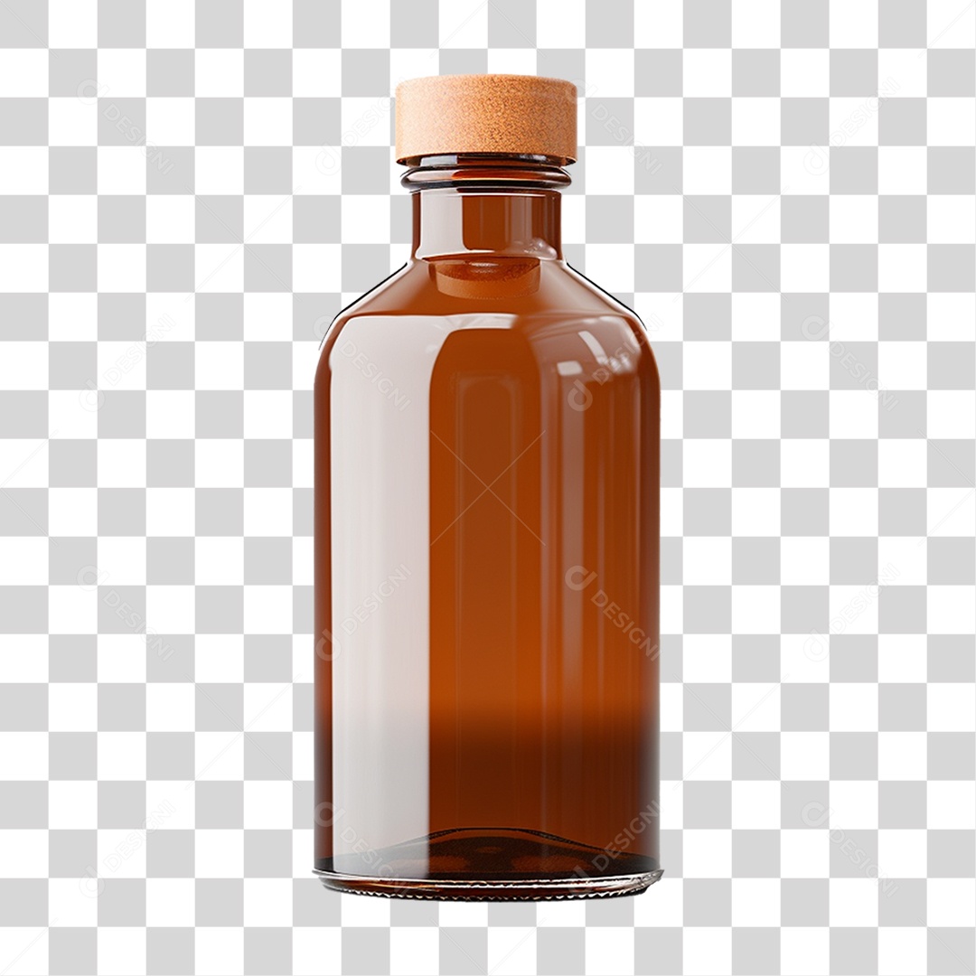 Frasco de Vidro PNG Transparente
