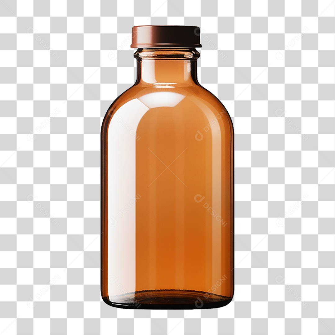 Frasco de Vidro PNG Transparente