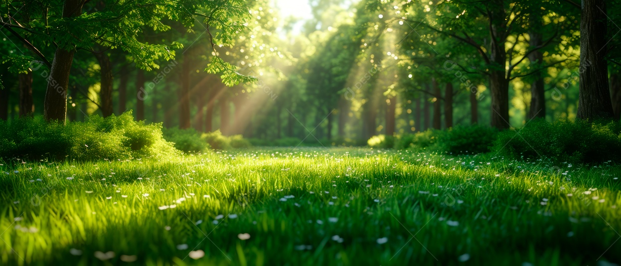 Grama realista baixo ângulo 3D fundo branco Generative AI.