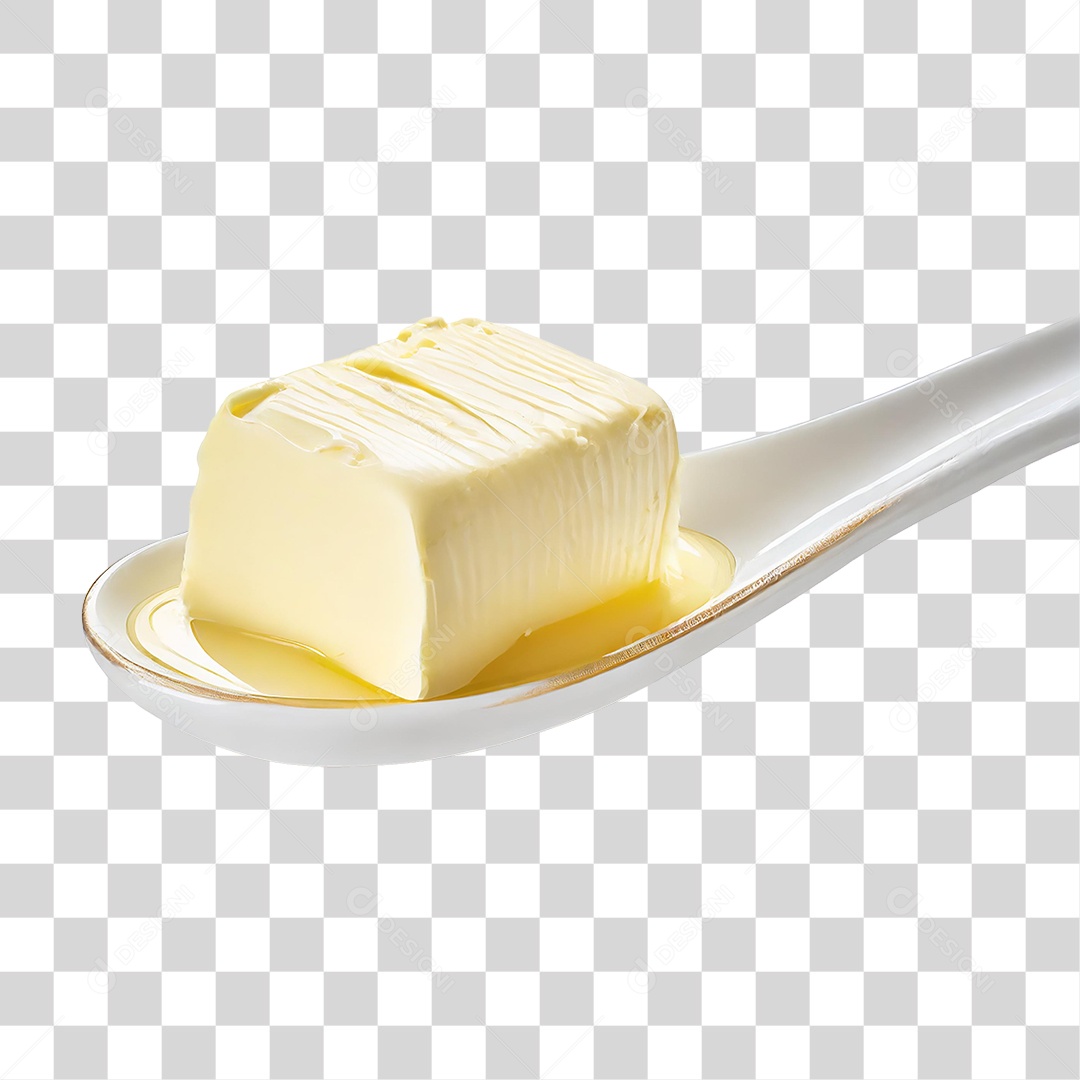 Manteiga em Colher PNG Transparente