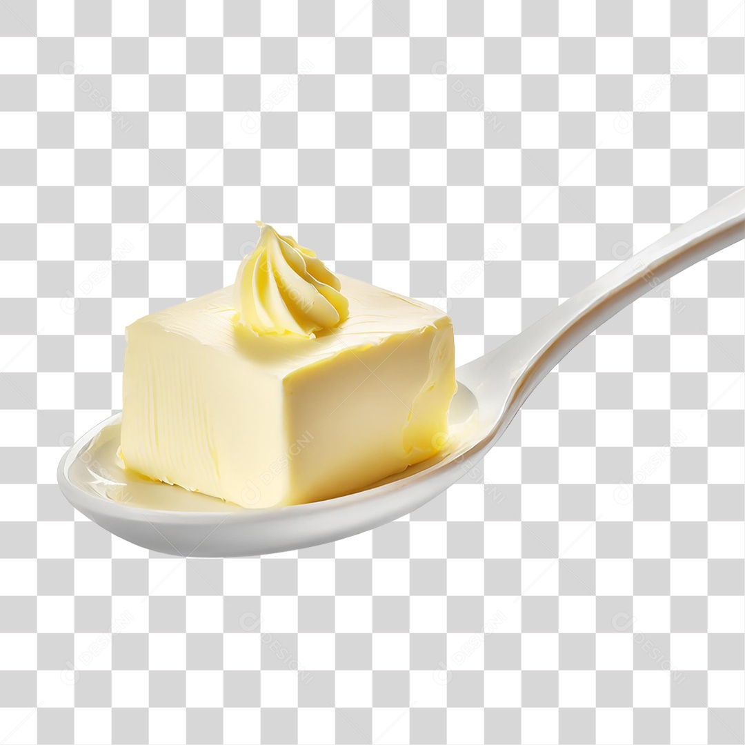 Manteiga em Colher PNG Transparente