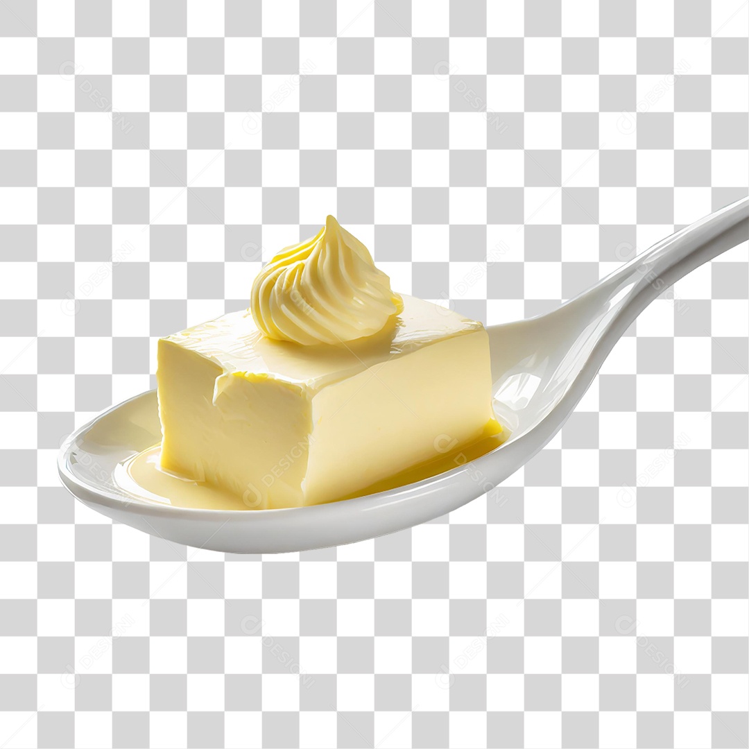 Manteiga em Colher PNG Transparente
