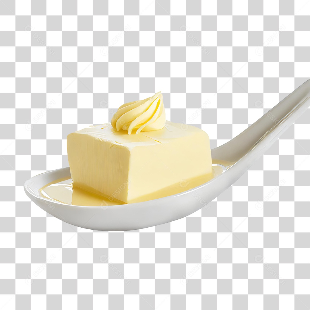 Manteiga em Colher PNG Transparente