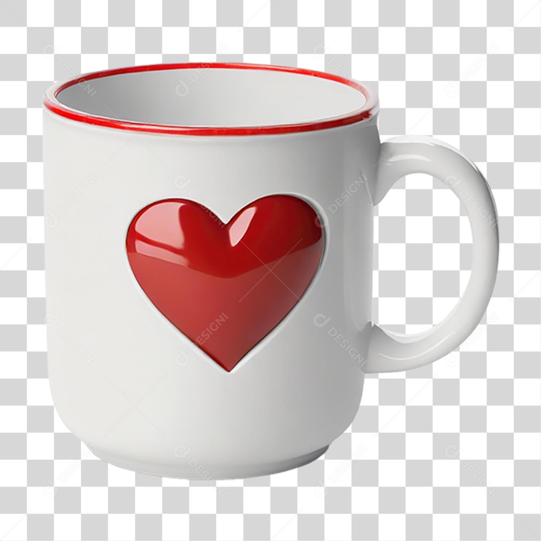 Caneca de Porcelana PNG Transparente