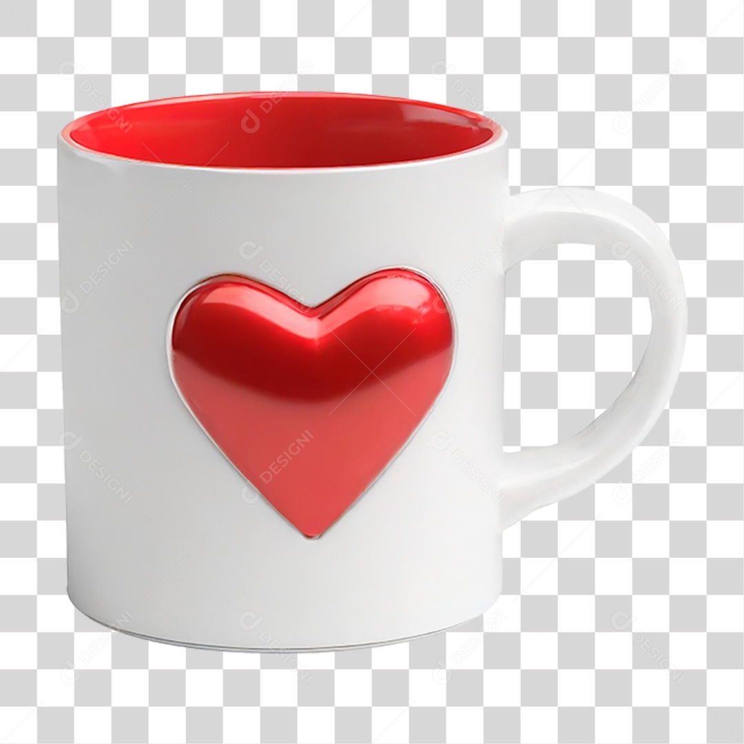 Caneca de Porcelana PNG Transparente