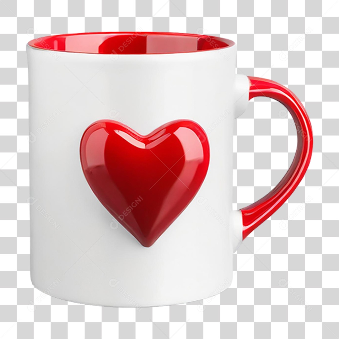 Caneca de Porcelana PNG Transparente