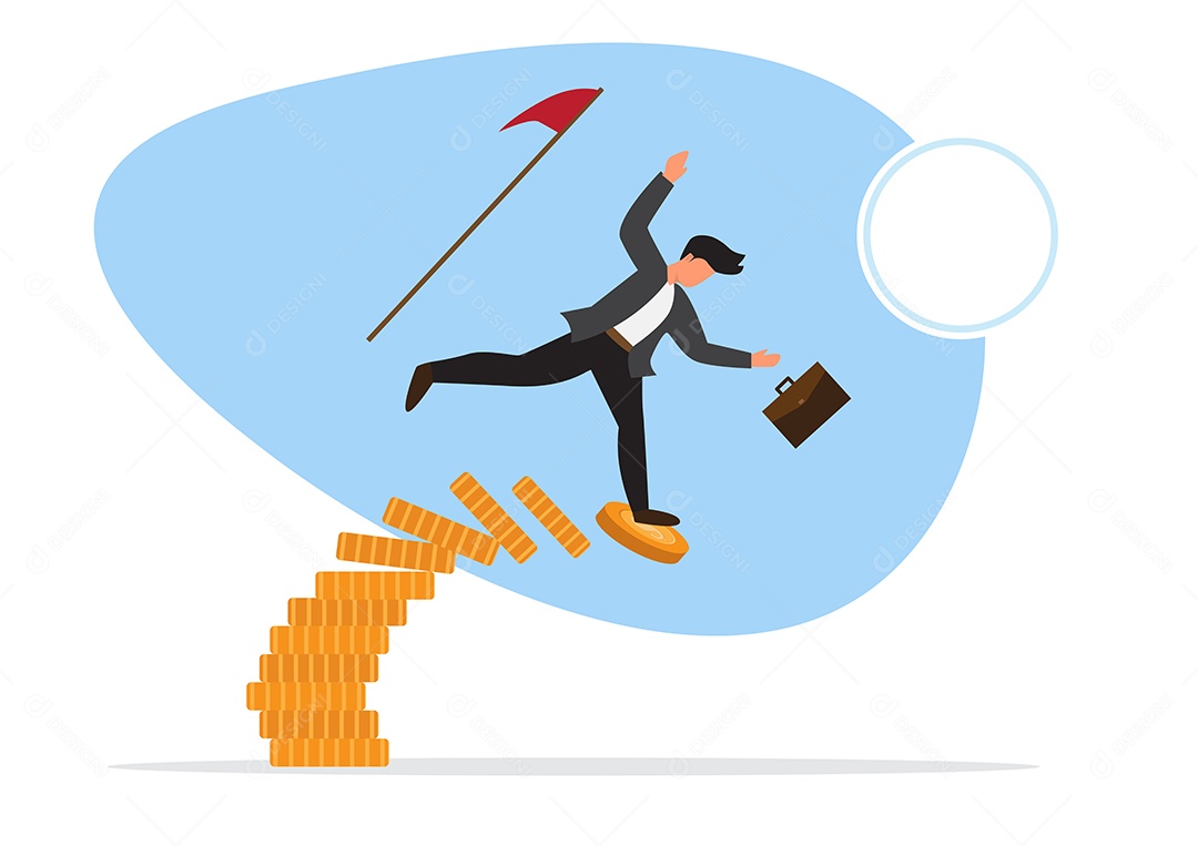 Empresário Investidor Ilustração Vetor EPS + AI