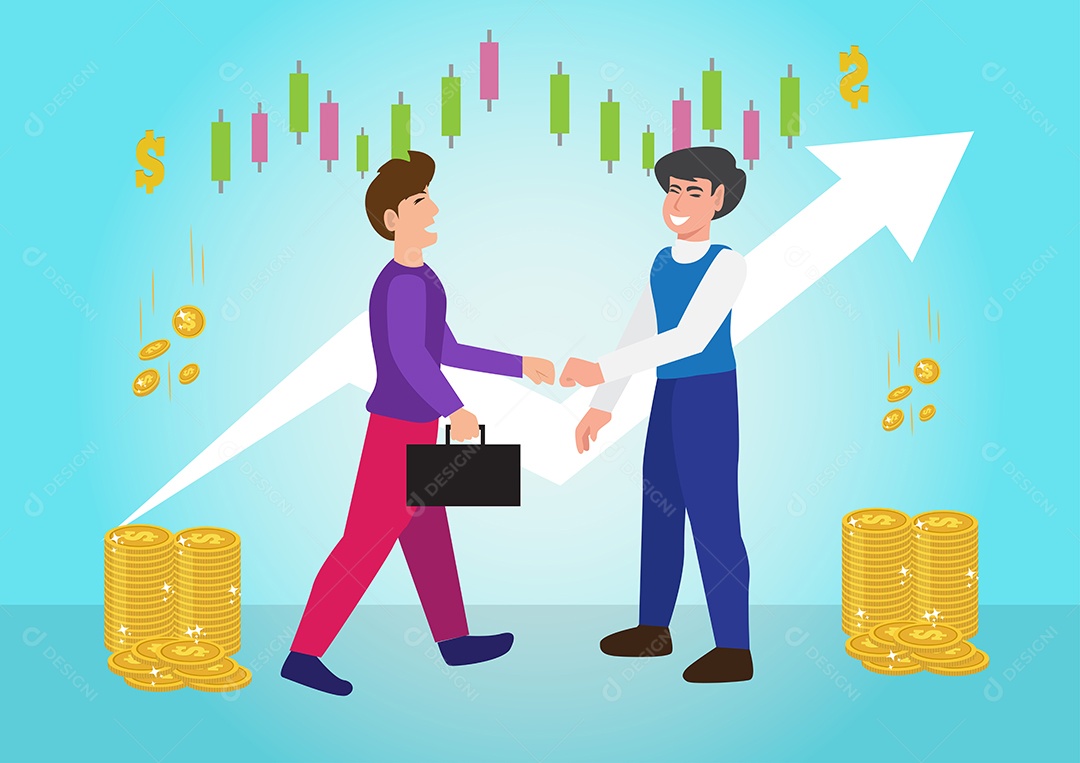 Pessoas de Negócio Ilustração Vetor EPS + AI