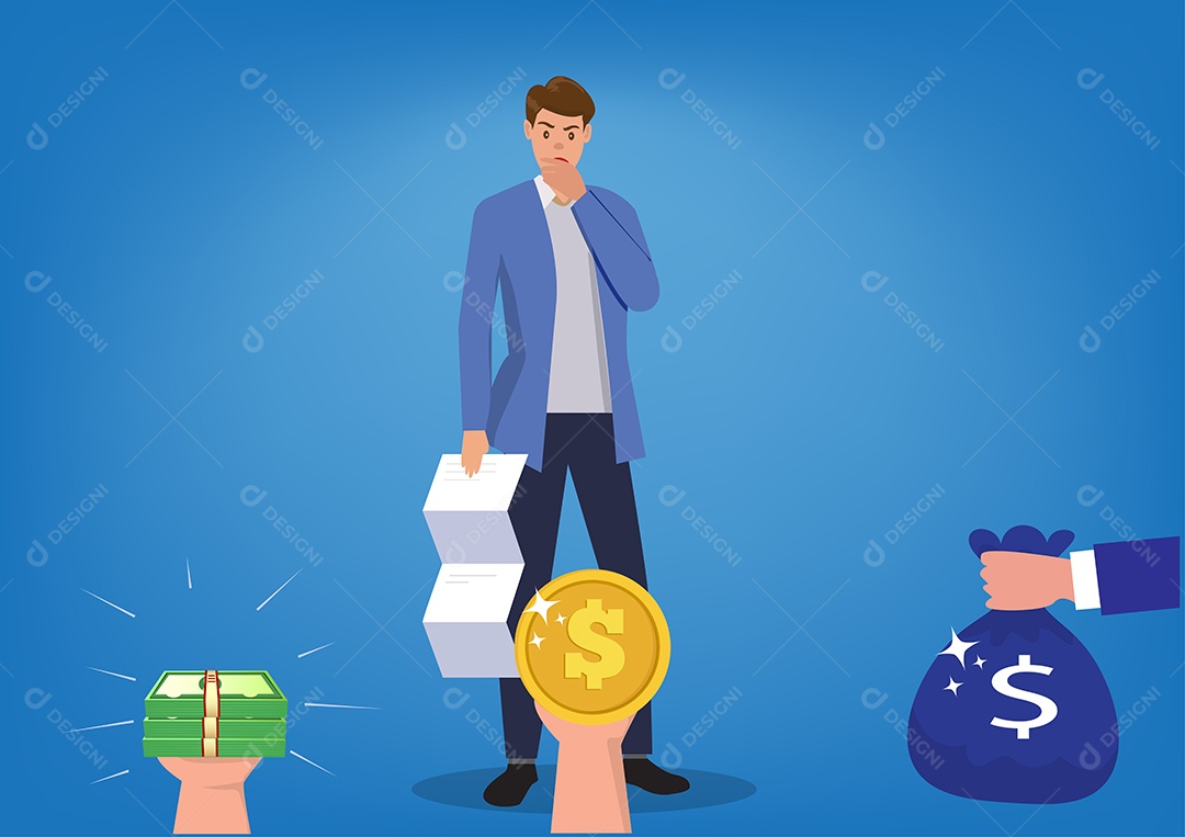 Excelente Negócio Ilustração Vetor EPS + AI