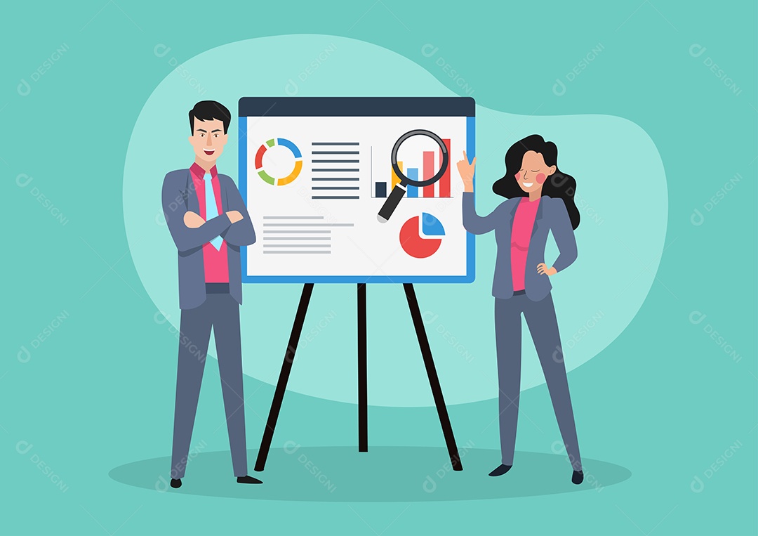 Líder de Negócios Ilustração Vetor EPS + AI