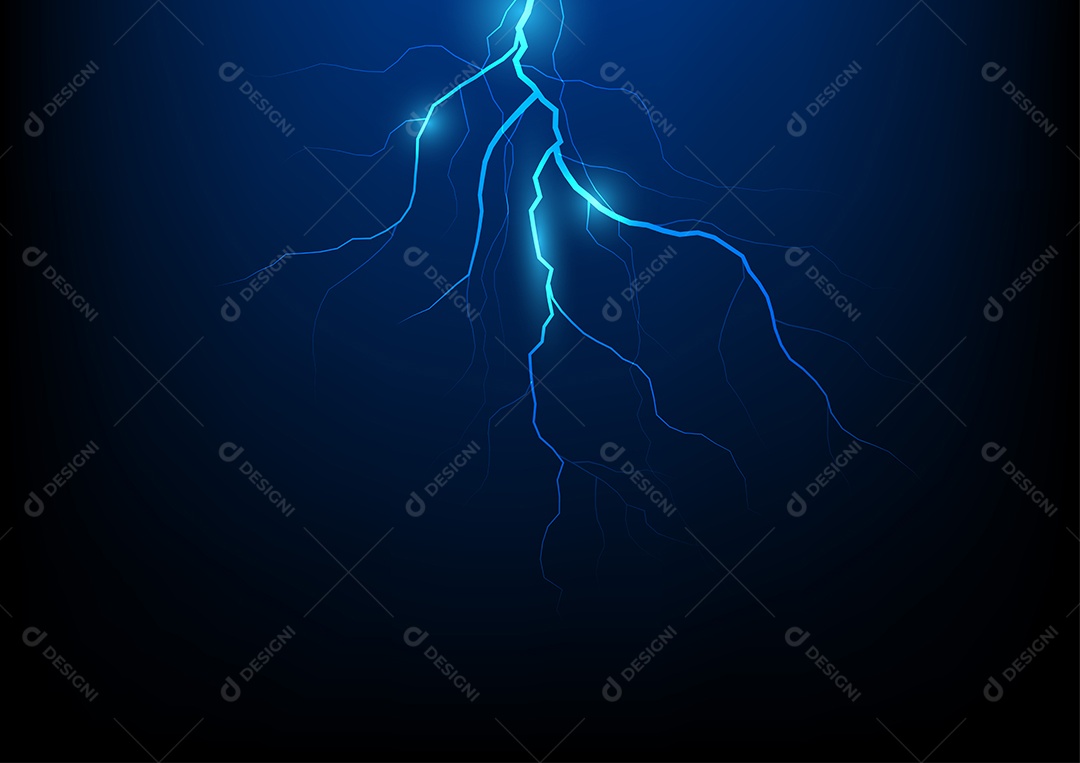 Background de Relâmpago Ilustração Vetor EPS + AI