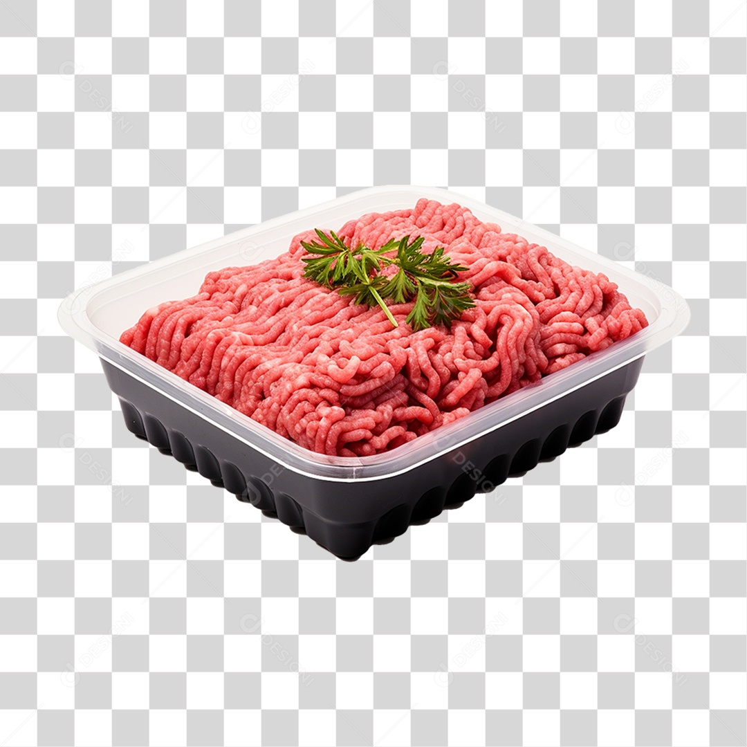 Carne Moída em Vasilha PNG Transparente