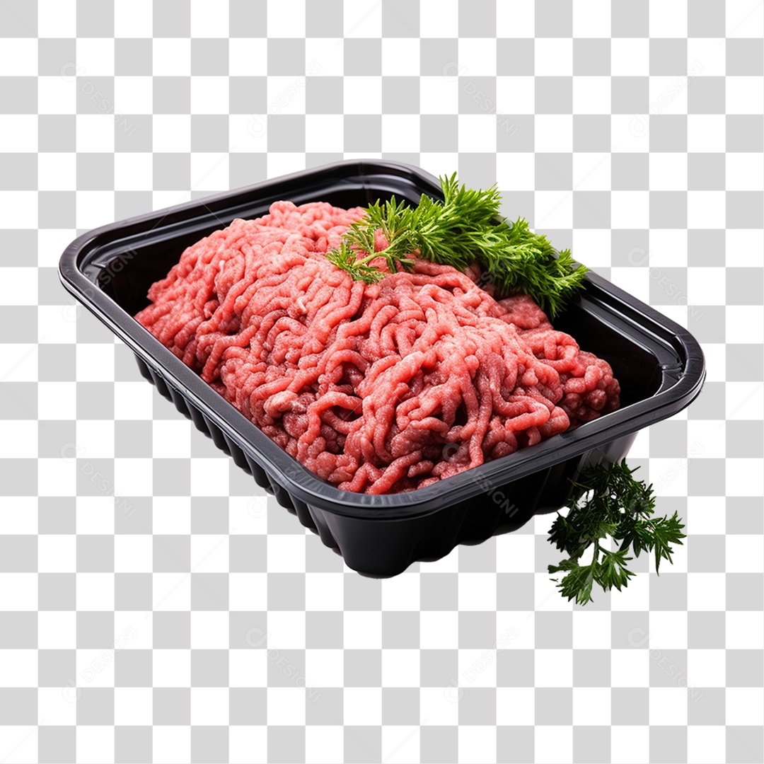 Carne Moída em Vasilha PNG Transparente