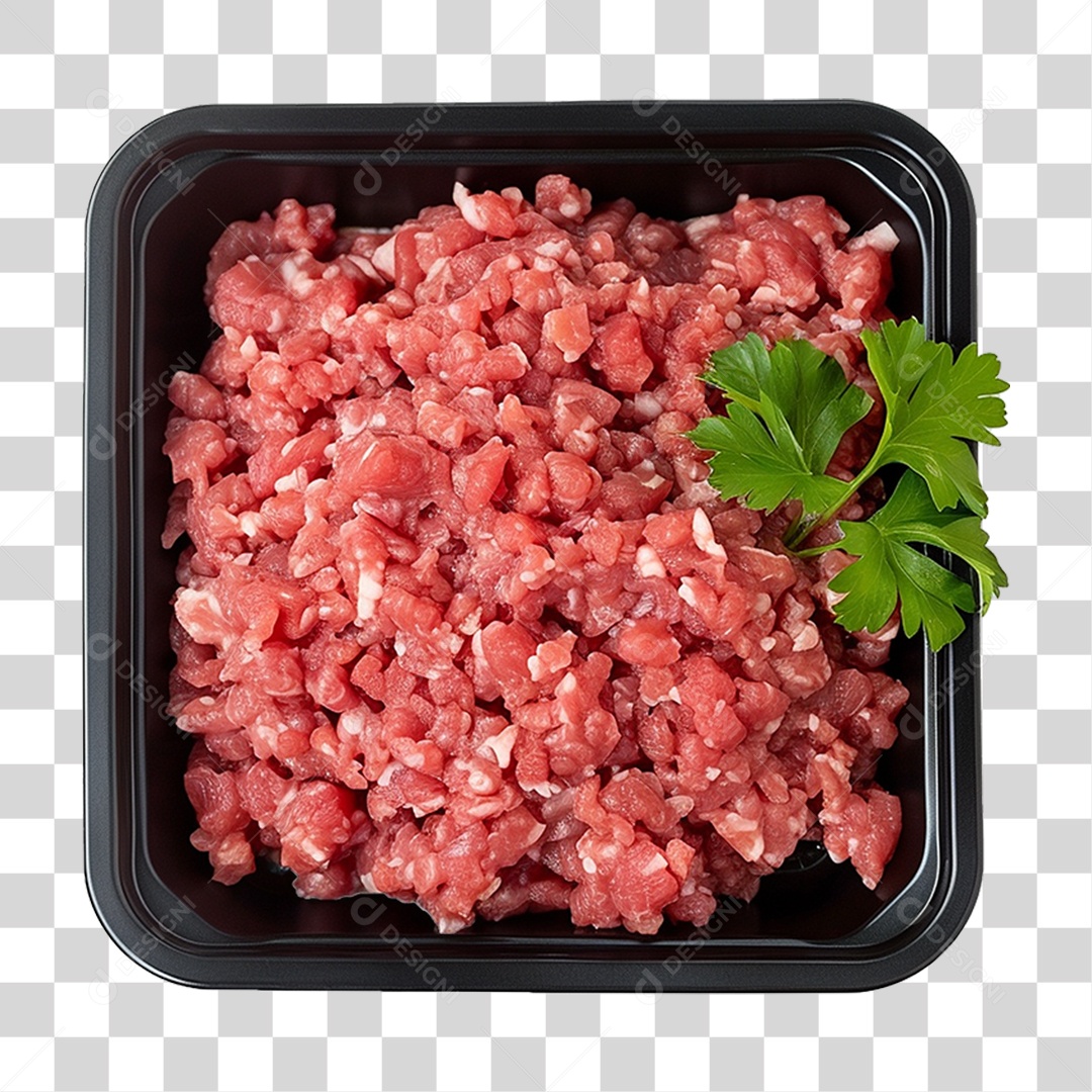 Carne Moída em Vasilha PNG Transparente