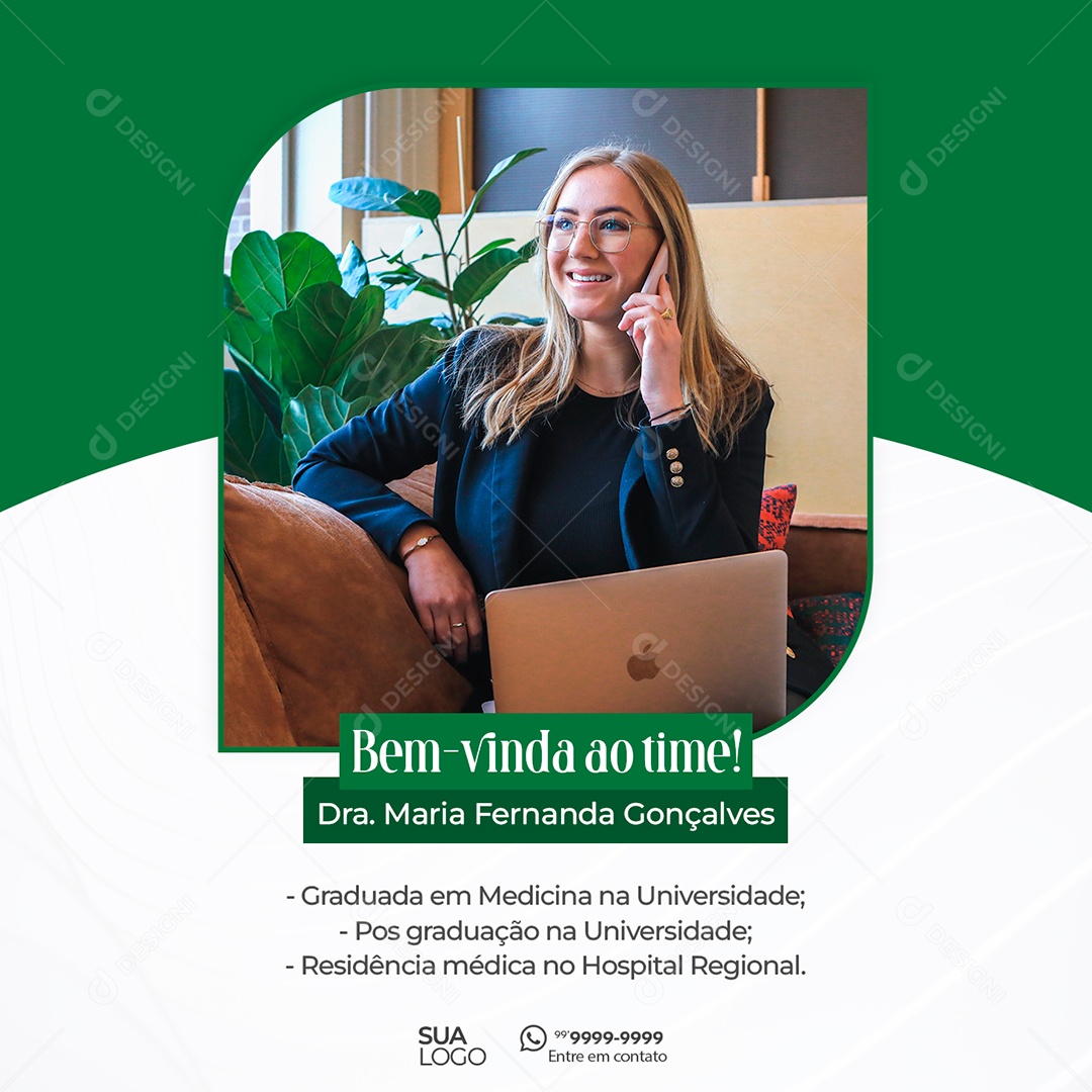 Medical Clinic Welcome to the Dr. Maria Fernanda Gonçalves Social Media Editable PSD Team