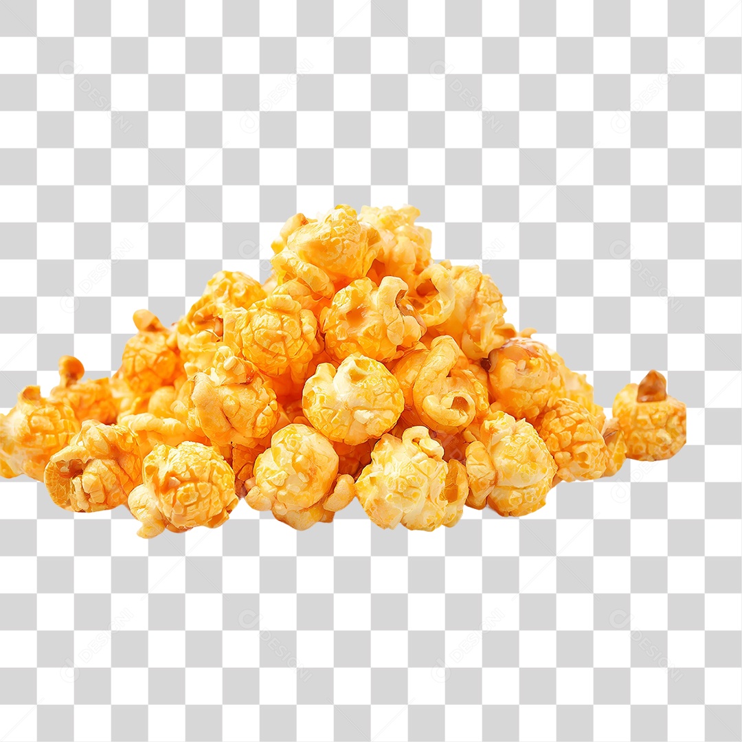 Pipoca Salgada PNG Transparente