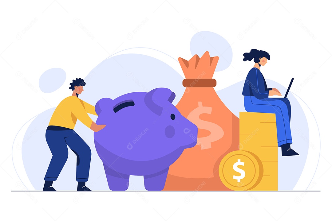 Gestão de Negócios Ilustração Vetor EPS